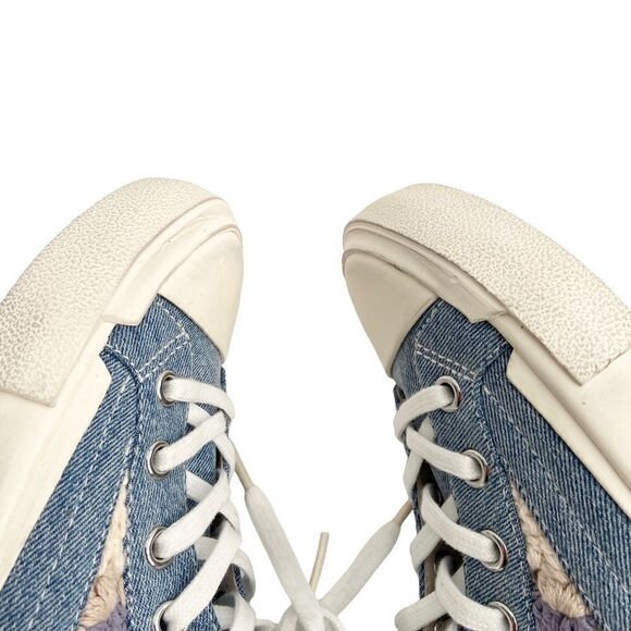 NEW Ash Goa Crochet Mid-Top Floral Sneakers in Size EU 37 / UK 4 / US 7 - Picture 13 of 15